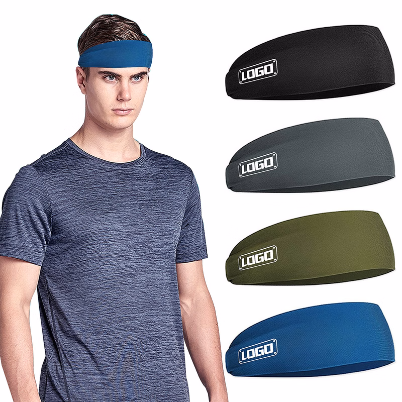 Workout Accessories Sweat Wicking Head Band Sweatbands
