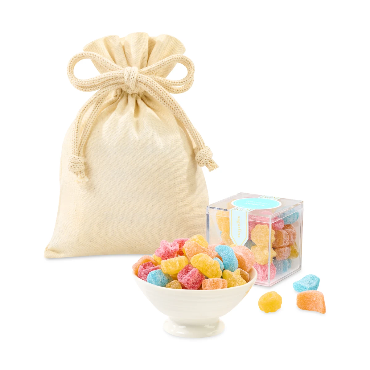 Sugarfina Heavenly Sours Candy Cube Gift Bag 1