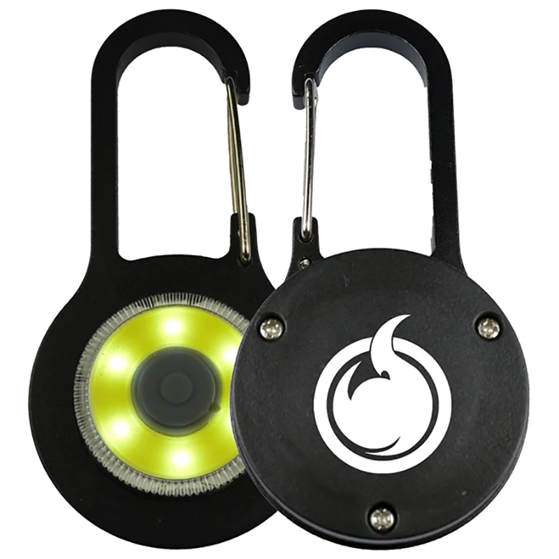xtra-bright white LED light with three settings Carabiner 1