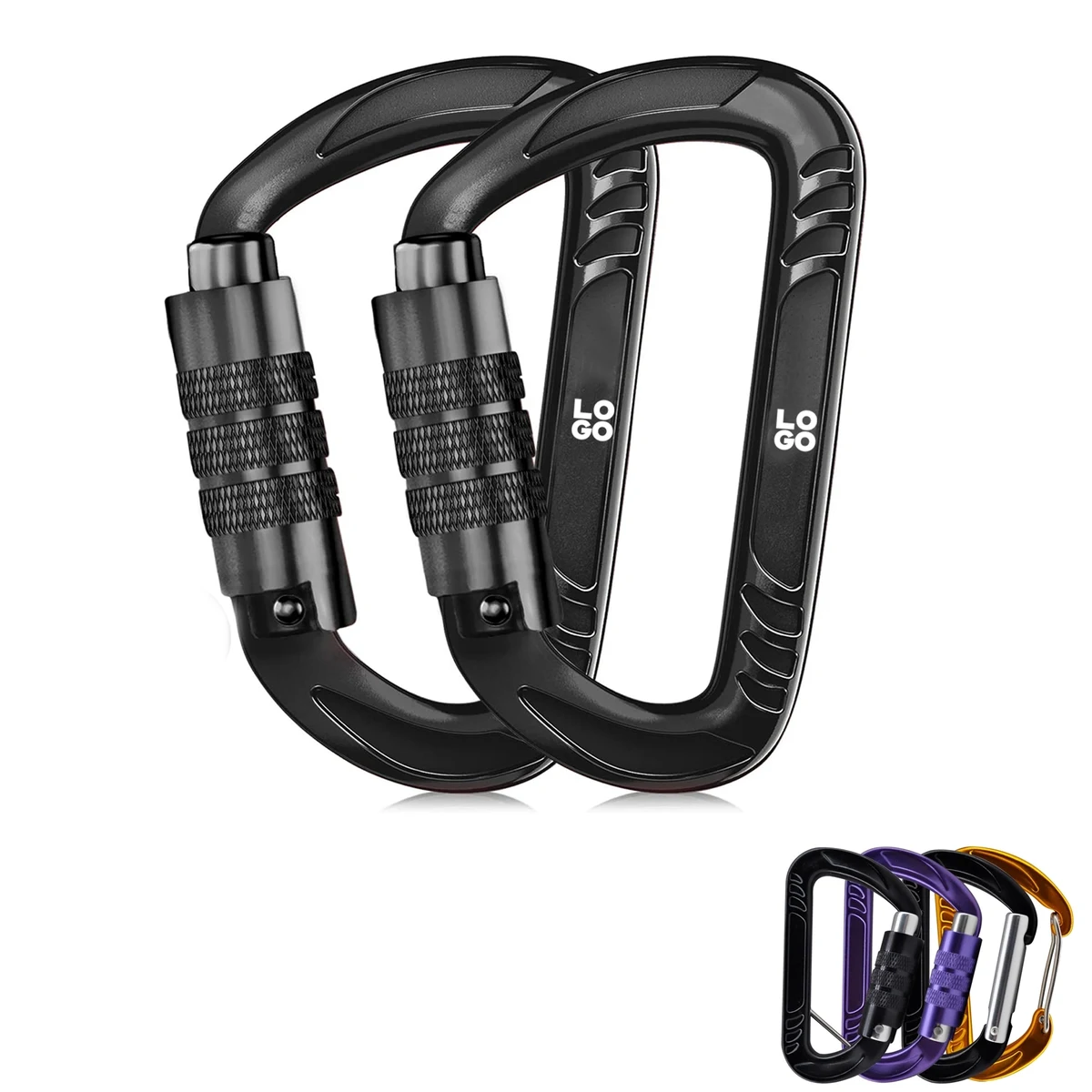 Auto Locking Carabiner Clips 1