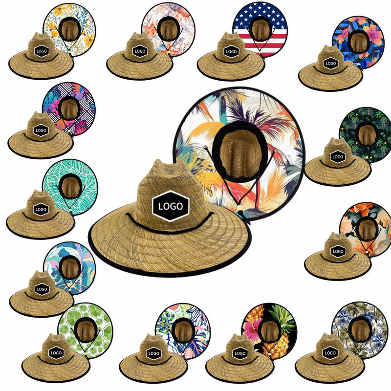 Outdoor Men'S Beach Jazz Lifeguard Sun Hat