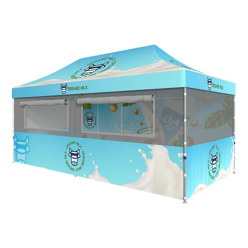 Custom 10 X 20 Food Booth Tent 1
