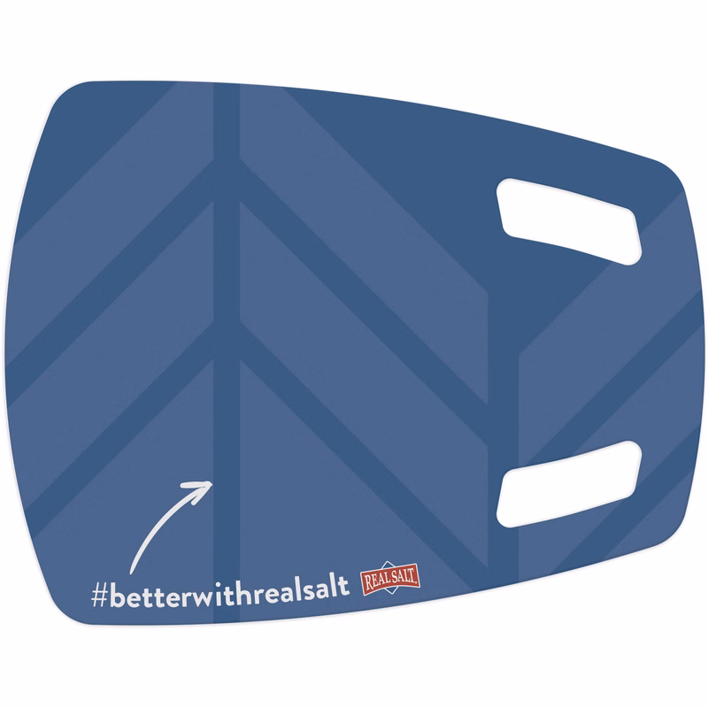 Flexible Cutting Board, FDA approved .045 clear plastic, Scoop Design (10" x 12.875") Full Colour