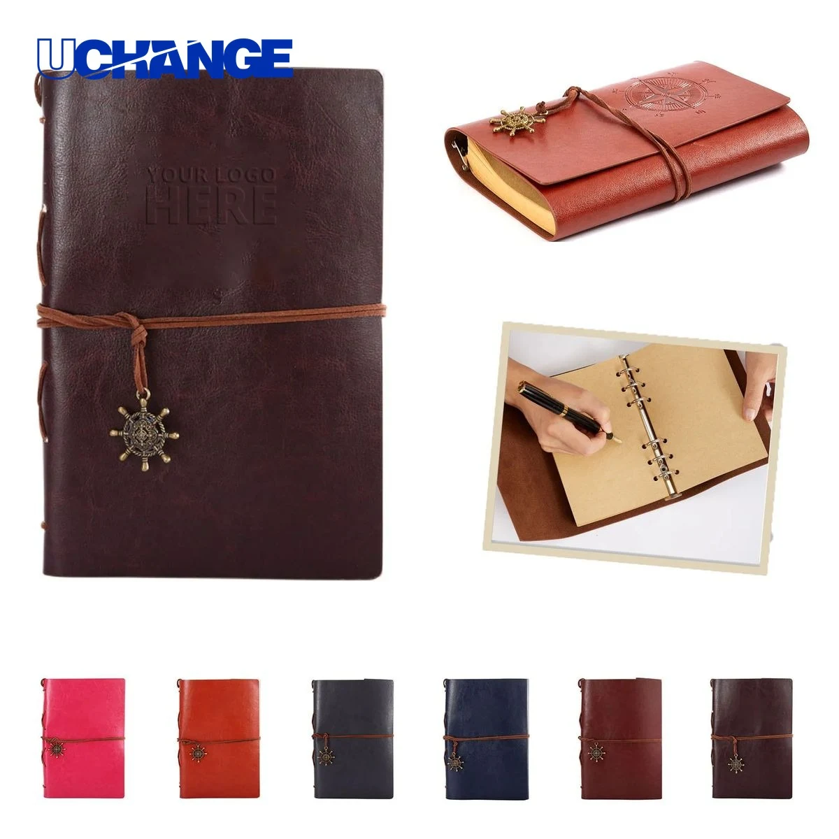 Vintage Refillable Blank String Diary Notebook 1