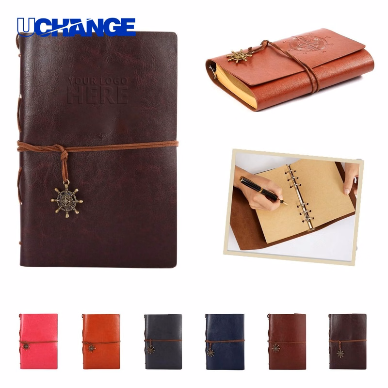 Vintage Refillable Blank String Diary Notebook