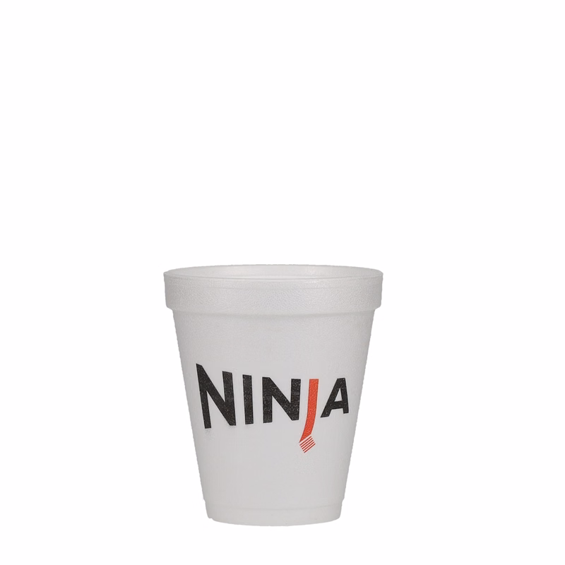 8 oz Foam Cup White Hi-Speed
