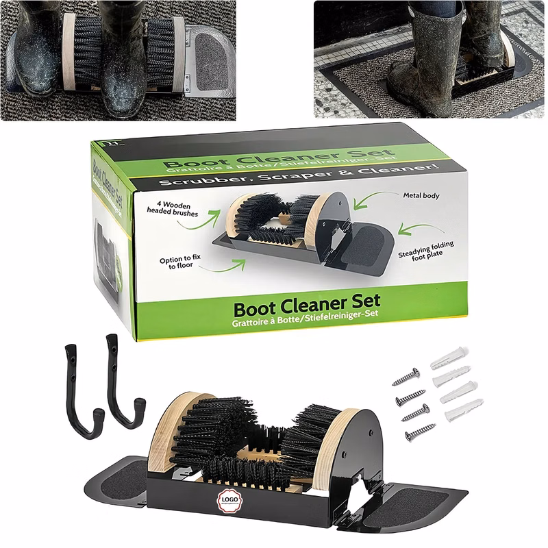 Outdoor Shoe Scraper Cleaner Brush