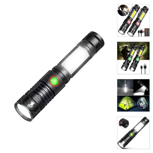 Rechargeable Magnetic LED Tactical Flashlight 1