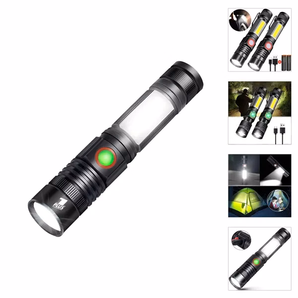 Rechargeable Magnetic LED Tactical Flashlight