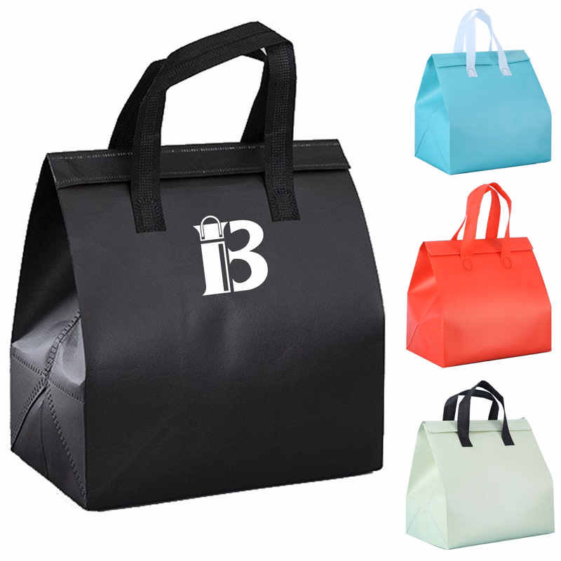 Disposable non-woven fabric insulated takeaway packaging bag