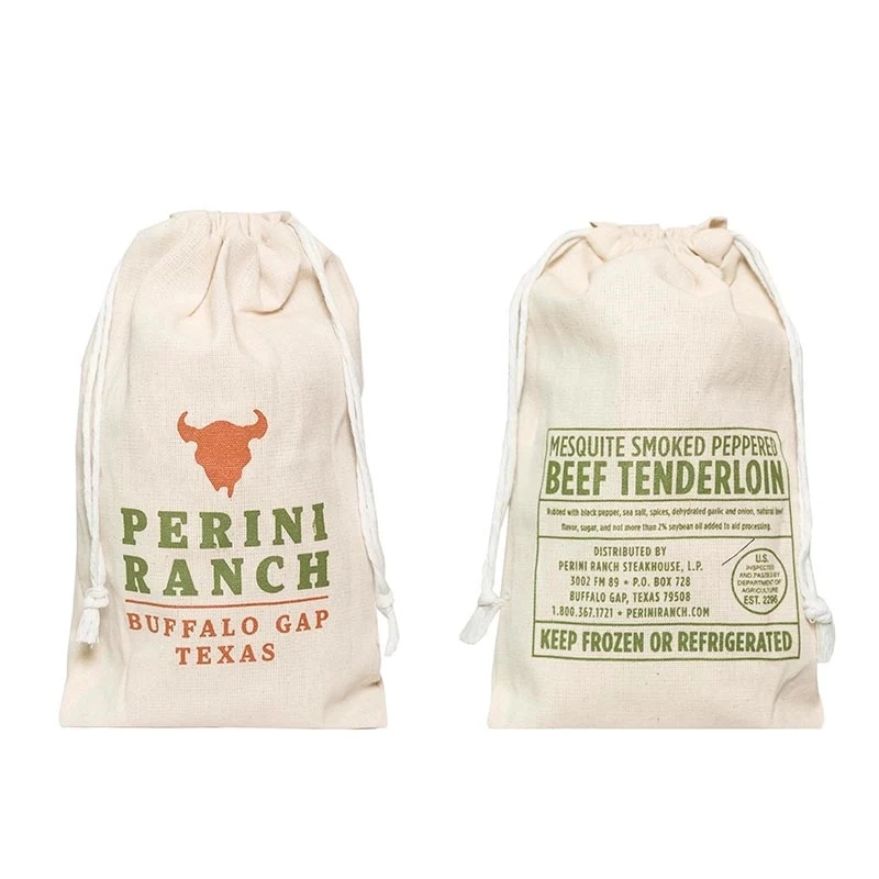 Custom Canvas Drawstring Bag 1