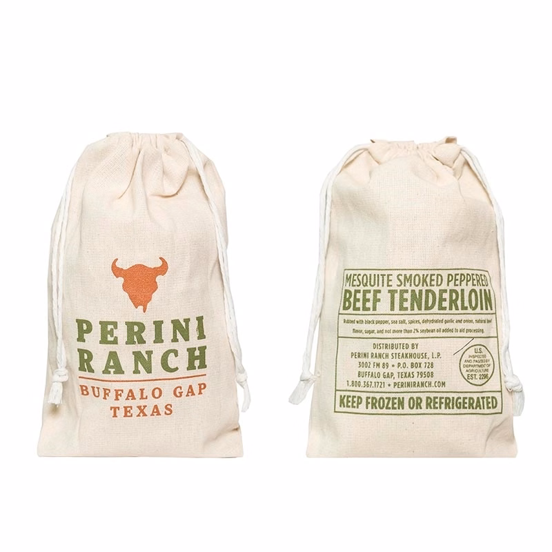 Custom Canvas Drawstring Bag