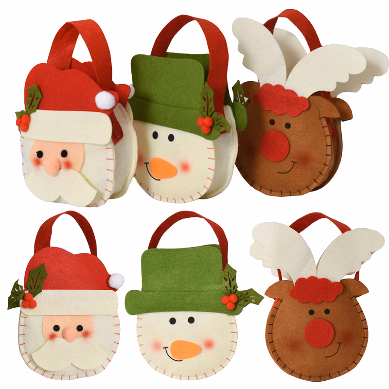Christmas Apple Felt Bag