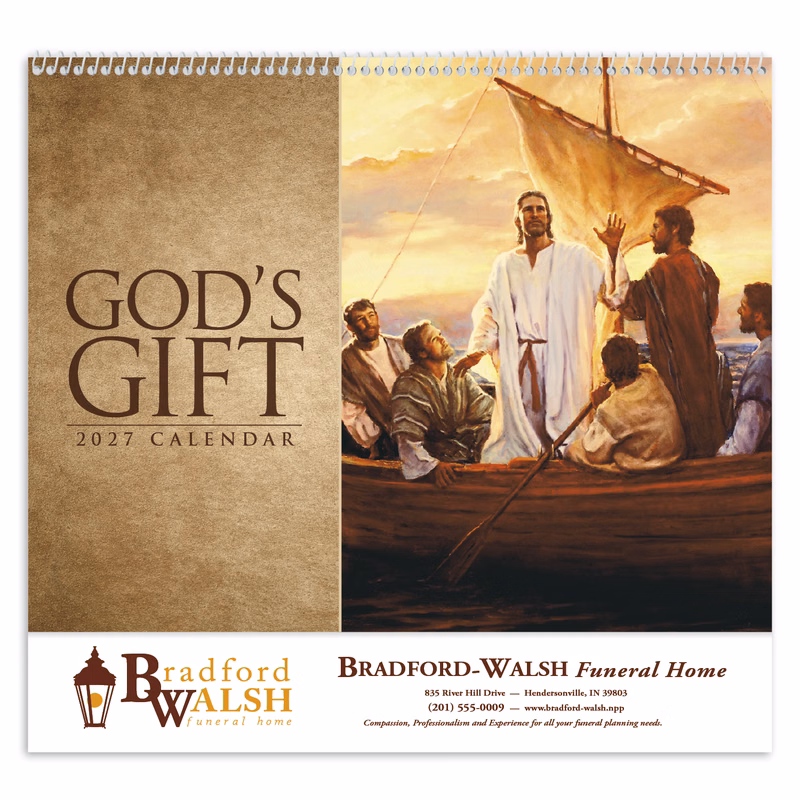 Good Value™ God's Gift w Funeral Pre-Planning Sheet - Spiral Calendar