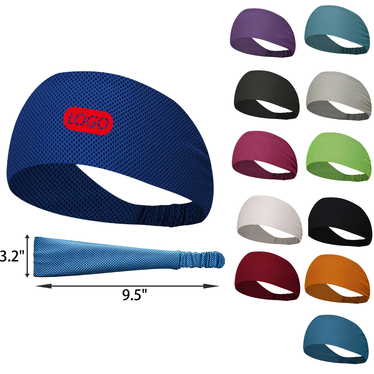 Versatile Ice Cooling Elastic Sport Headband 1