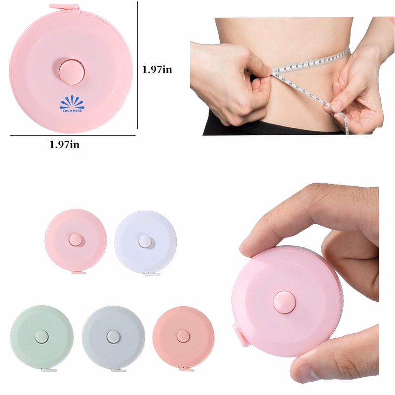 Mini Retractable Round Measuring Tape
