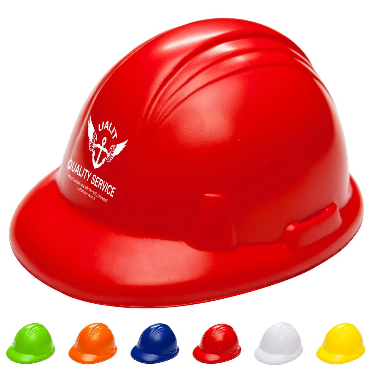 Hard Hat Shaped Stress Reliever Ball (3.5'' x 2.75'' x 2'') 1