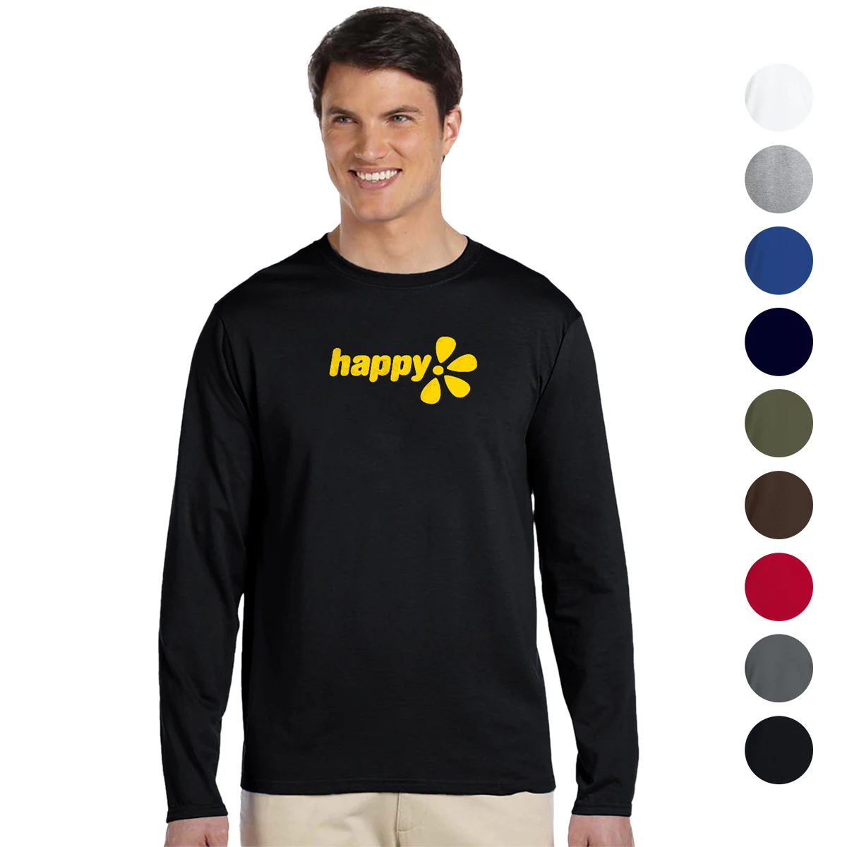 Soft Lightweight Cotton Long Sleeve Winter T-Shirts 4.5 oz. 1