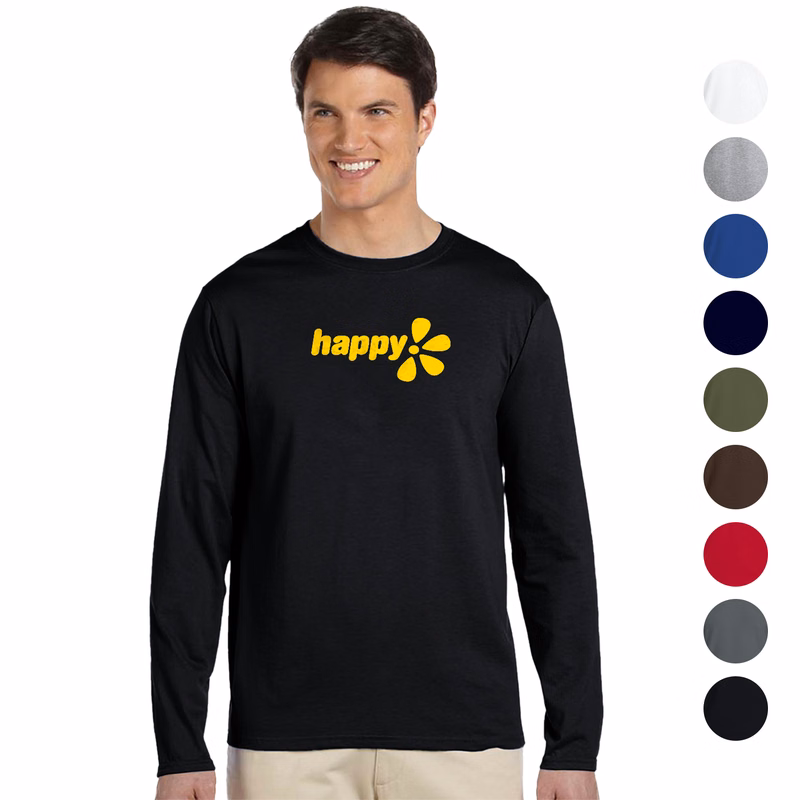 Soft Lightweight Cotton Long Sleeve Winter T-Shirts 4.5 oz.