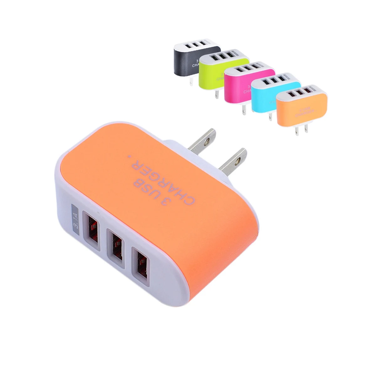 Low MOQ 3 USB Charger Plug 1