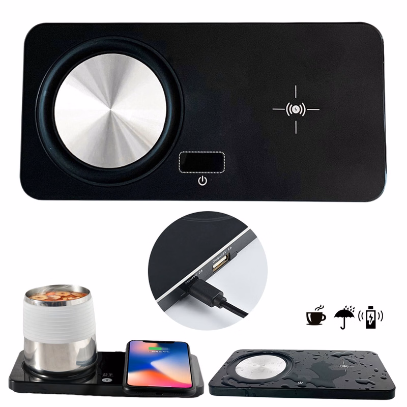 2 In1 Wireless Charger Coffee Mug Warmer