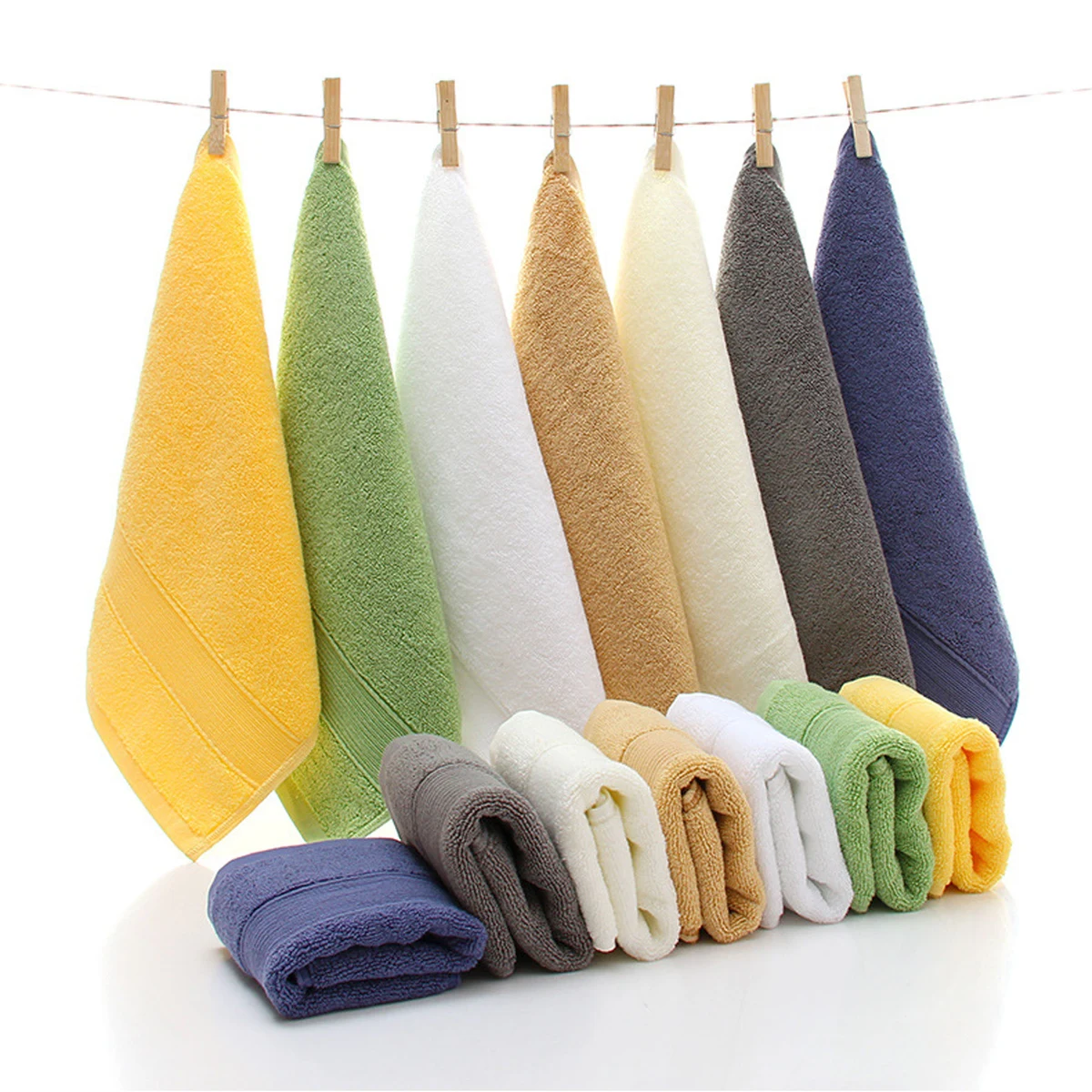 13.78 x 13.78 Inches Pure Cotton Handkerchiefs 1