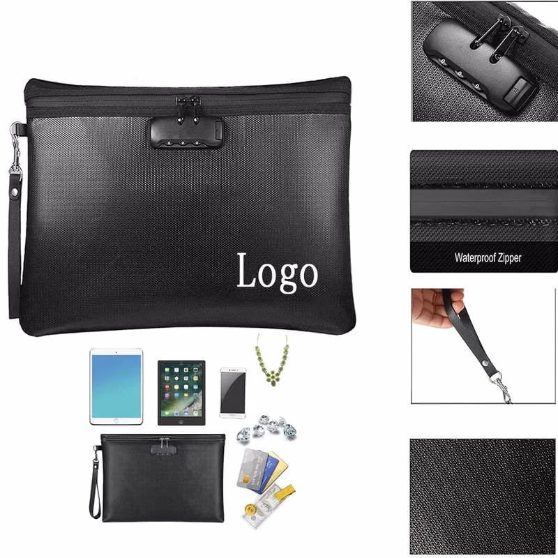 Fireproof Document Bag with Lock