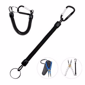 Durable Elastic TPU Stretchable Rope Keychain With Reliable Carabiner