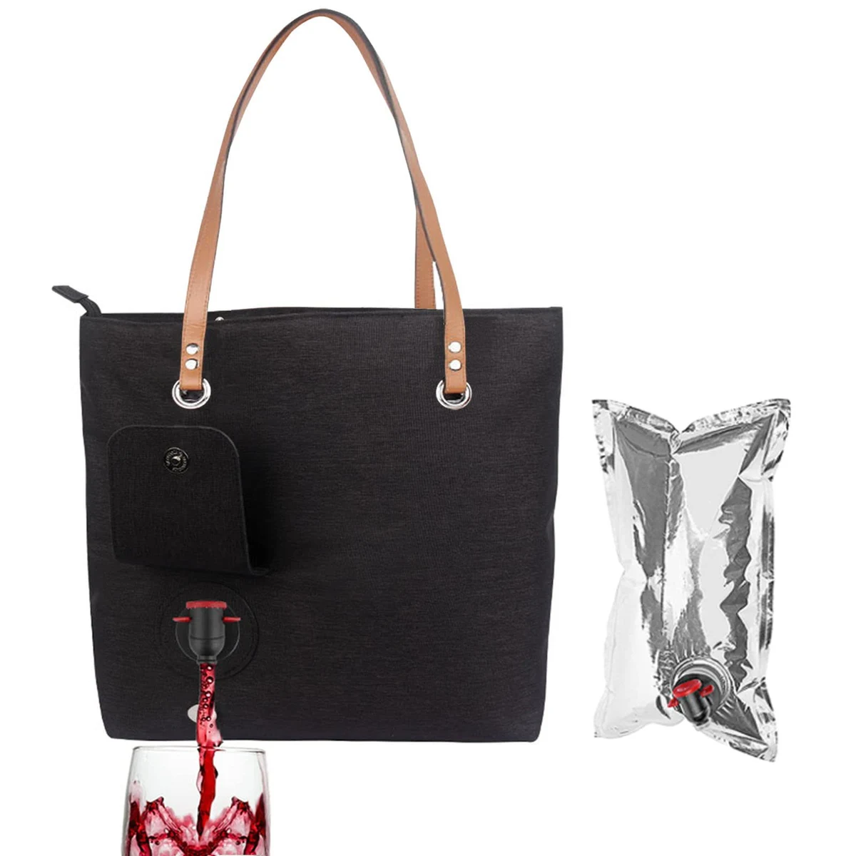 Beach Wine Leakproof Cooler Tote Bag 1