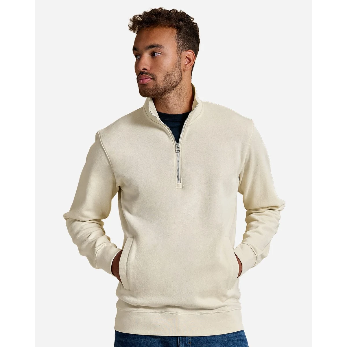 Unisex BTB Fleece Quarter-Zip Sweatshirt - 8722 1