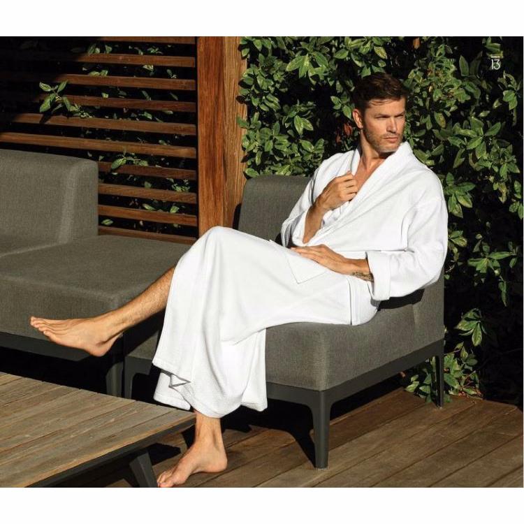 Kimono Knit Diamond Bathrobe