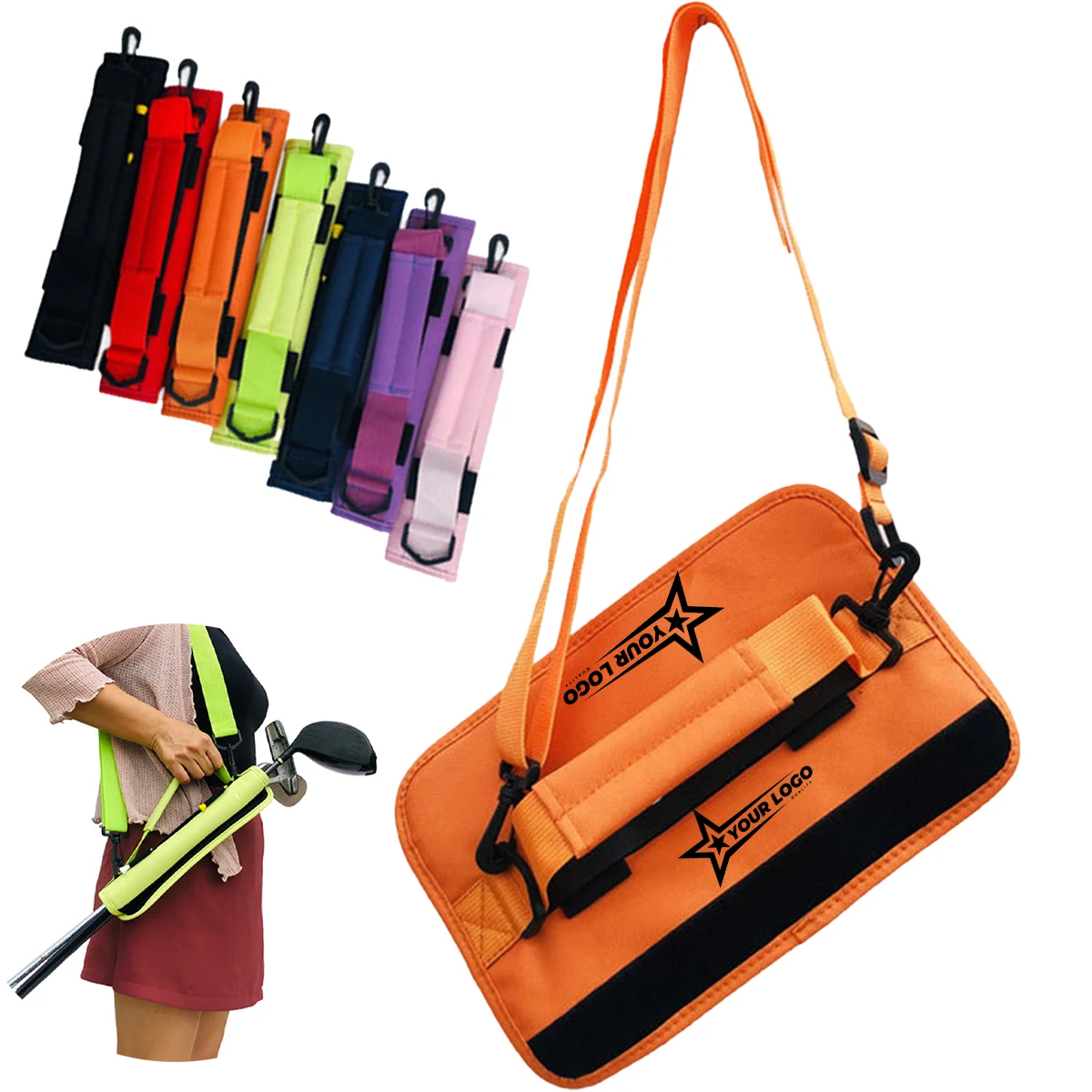 Portable Grip Small Practice Handheld Golf Club Bag 1