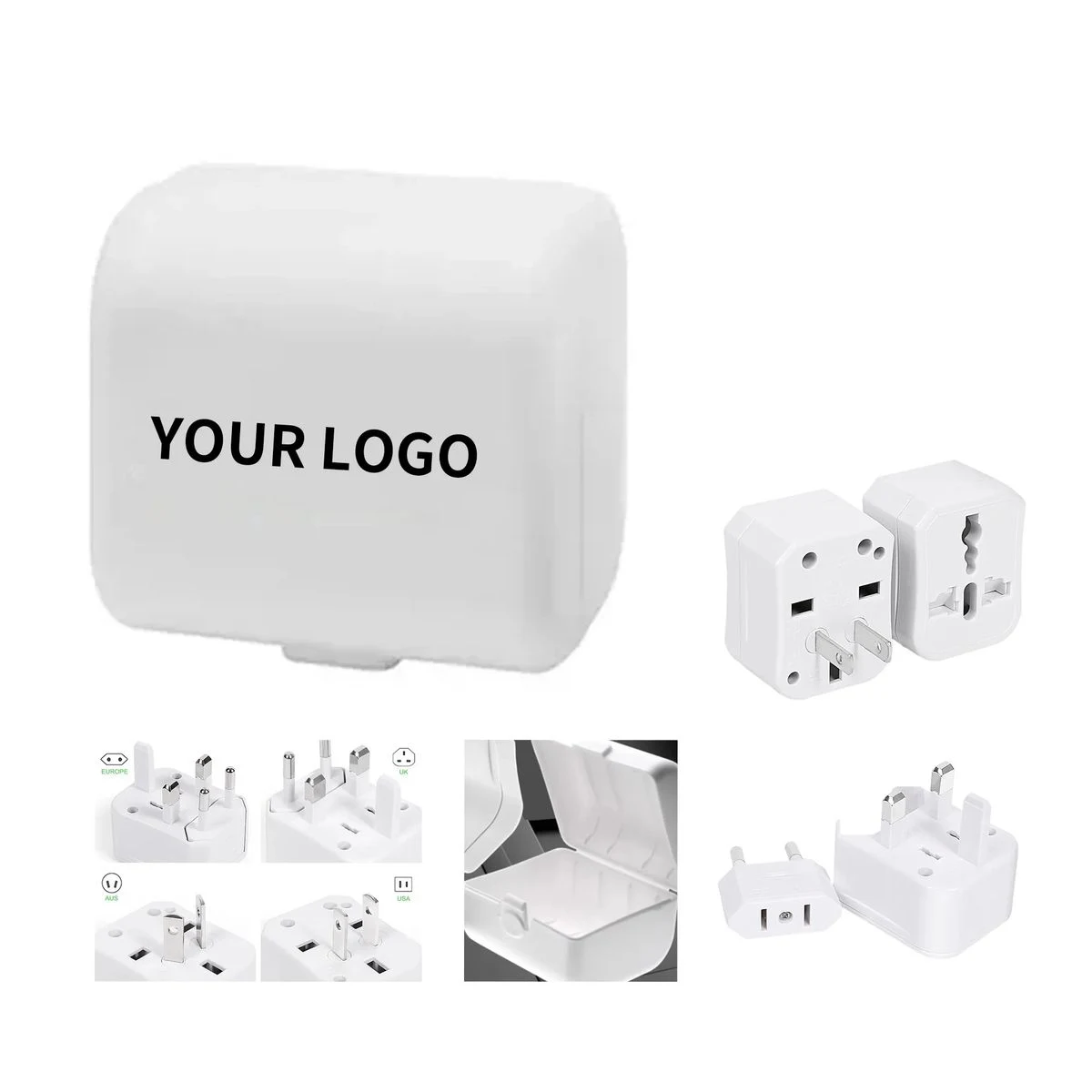 Universal ABS Travel Adapter with Global Plug Types 1