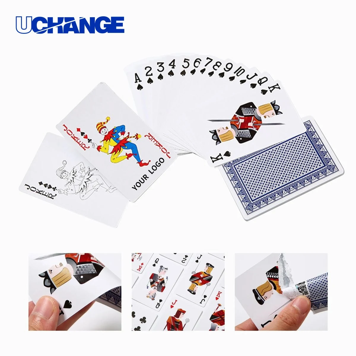 Paper Poker Playing Cards Deck 1