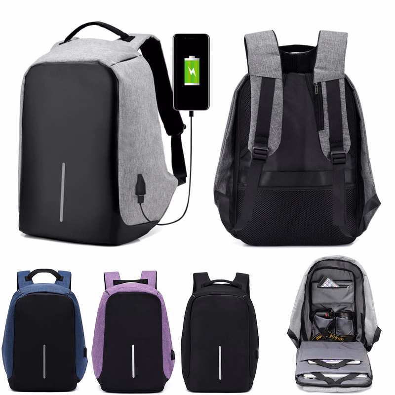 Anti-Theft Backpack USB Type