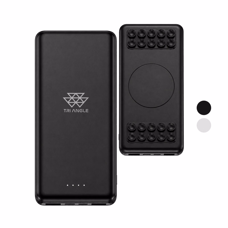 10000 mAh  Power bank and wireless charger with sucker