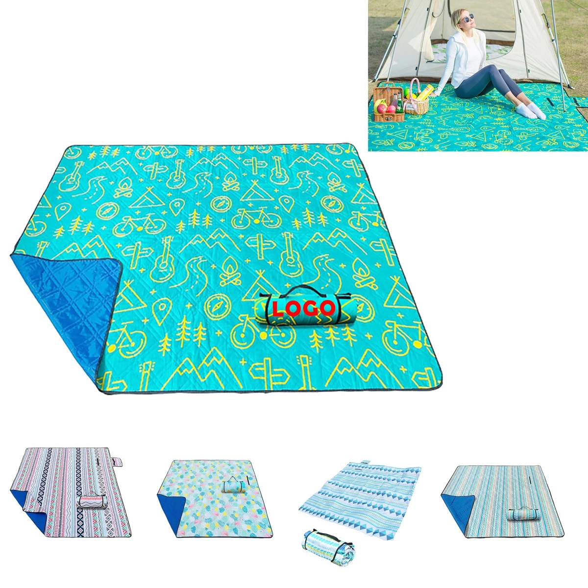 Ultrasonic Picnic Mat Bohemian Outdoor Picnic Mat 1