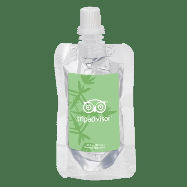 1 oz. Squeeze Pouch Clear Sanitizer 1