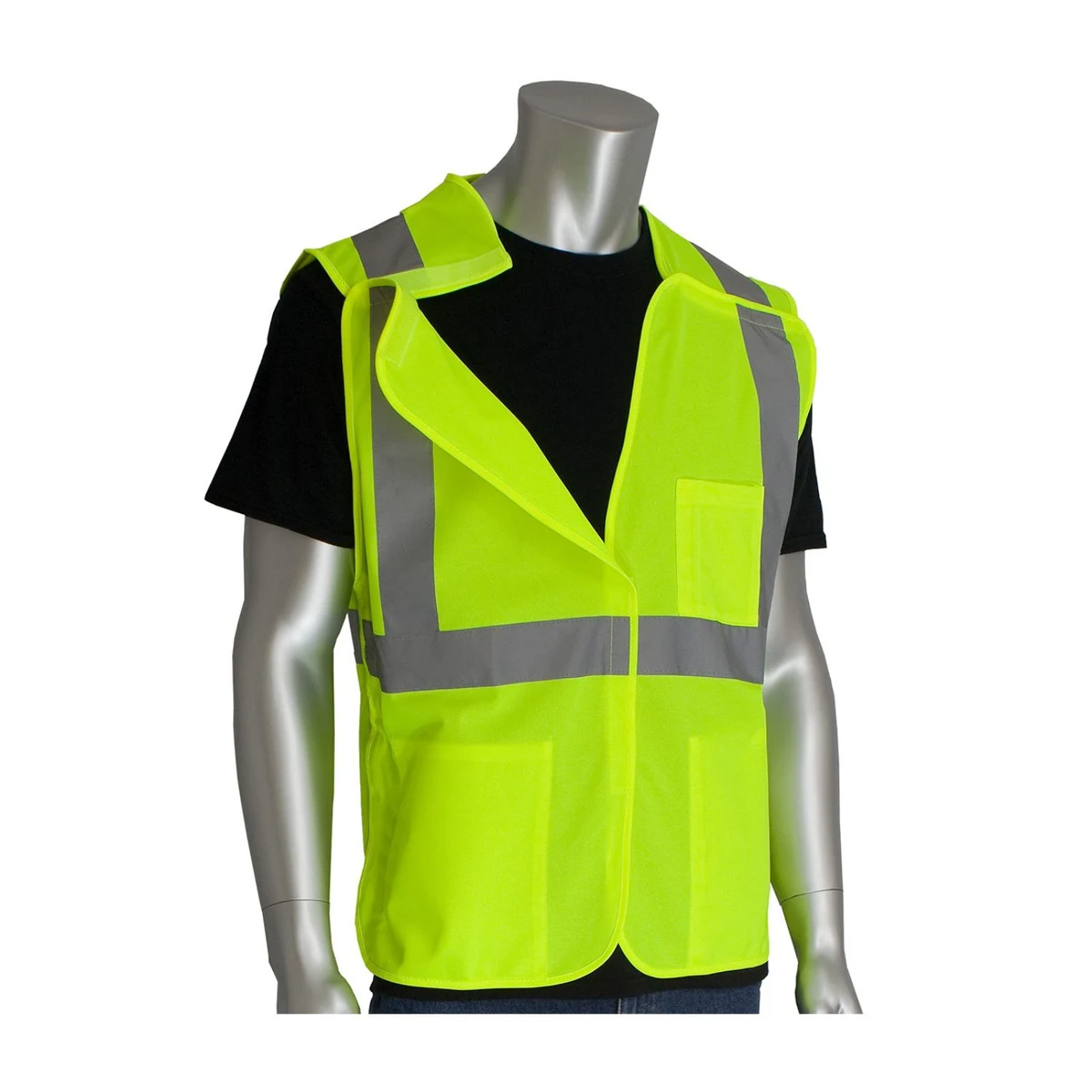 Enhanced Class 2 Safety Mesh Vest with Breakaway Design 1
