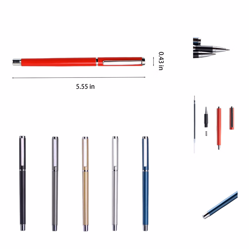 Metal Barrel Writing Ballpoint