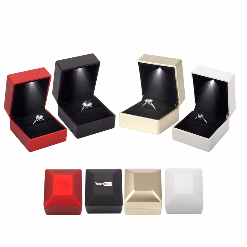 LED Light High-end Jewelry Ring Box