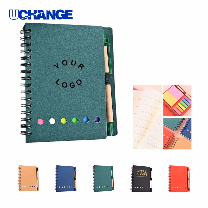 Spiral Notepad with Pen Loop Organizer