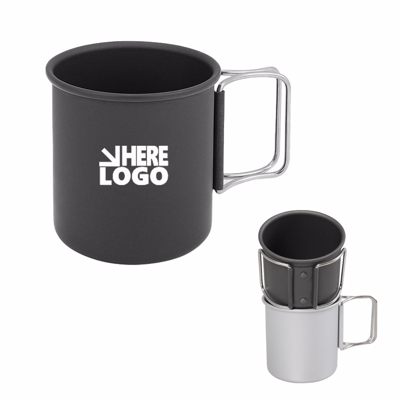 Lightweight 10oz Foldable Aluminum Mug
