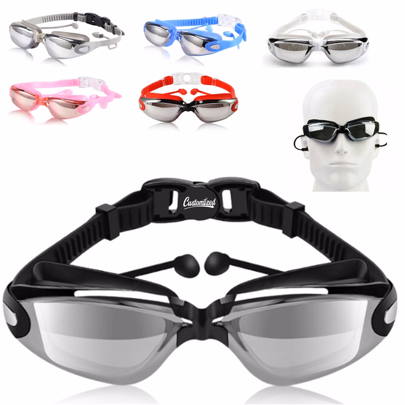 Anti Fog Mirror Swimming Goggles with UV Protection