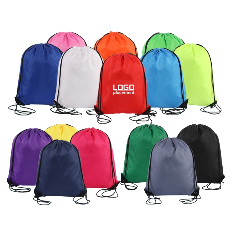 Customized Oxford cloth drawstring backpack 1