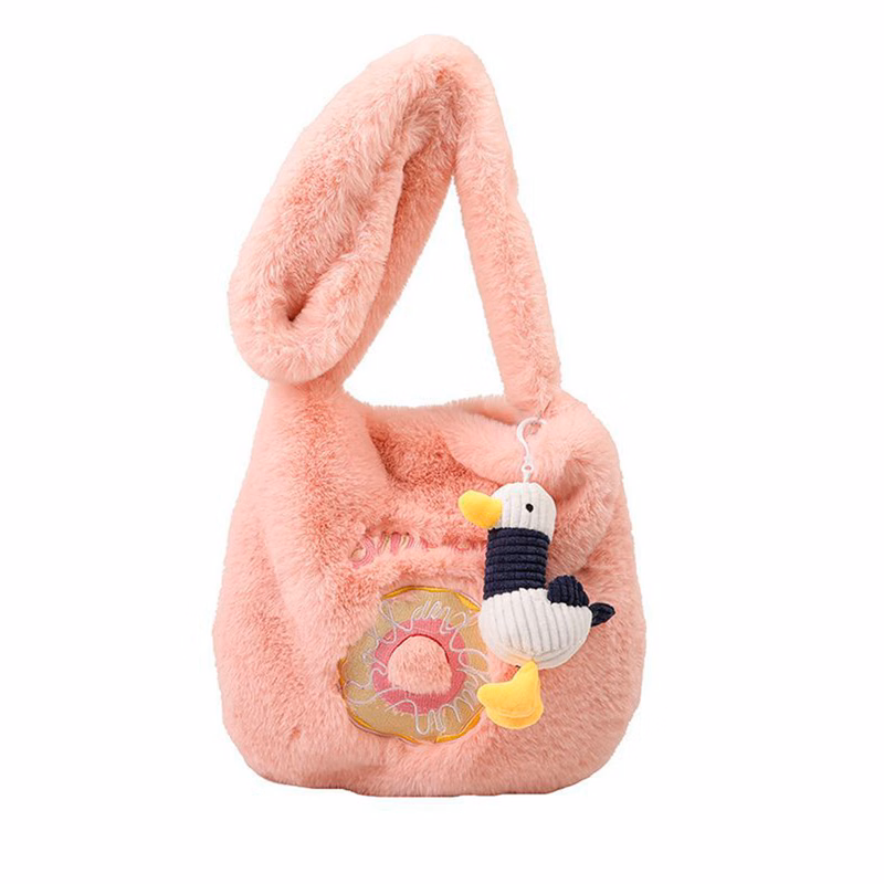Donut Casual Cute Plush Women's Shoulder Crossbody Bag