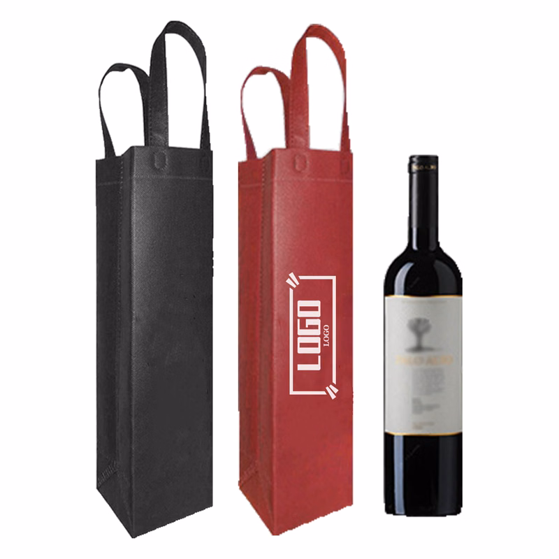Single Non-Woven Wine Tote Bag