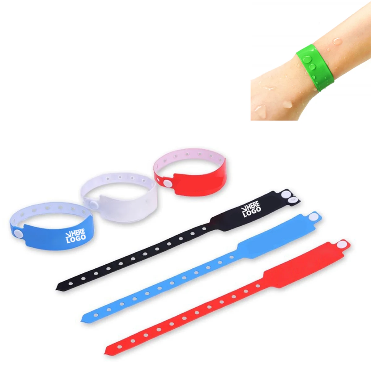PVC One Time Use Wrist Strap 1