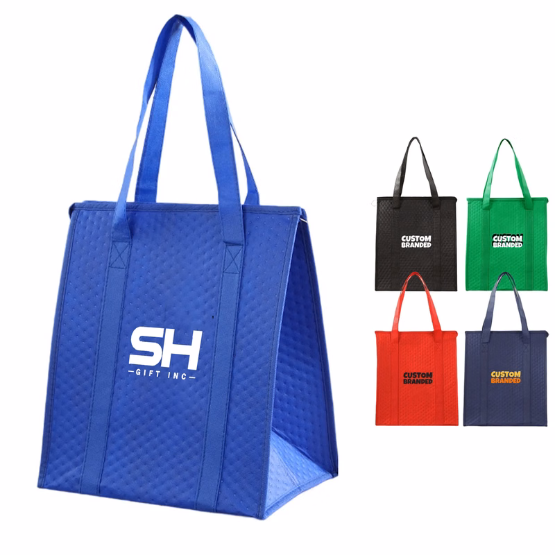 Cross Country Non-Woven Insulated Lunch Tote Bags