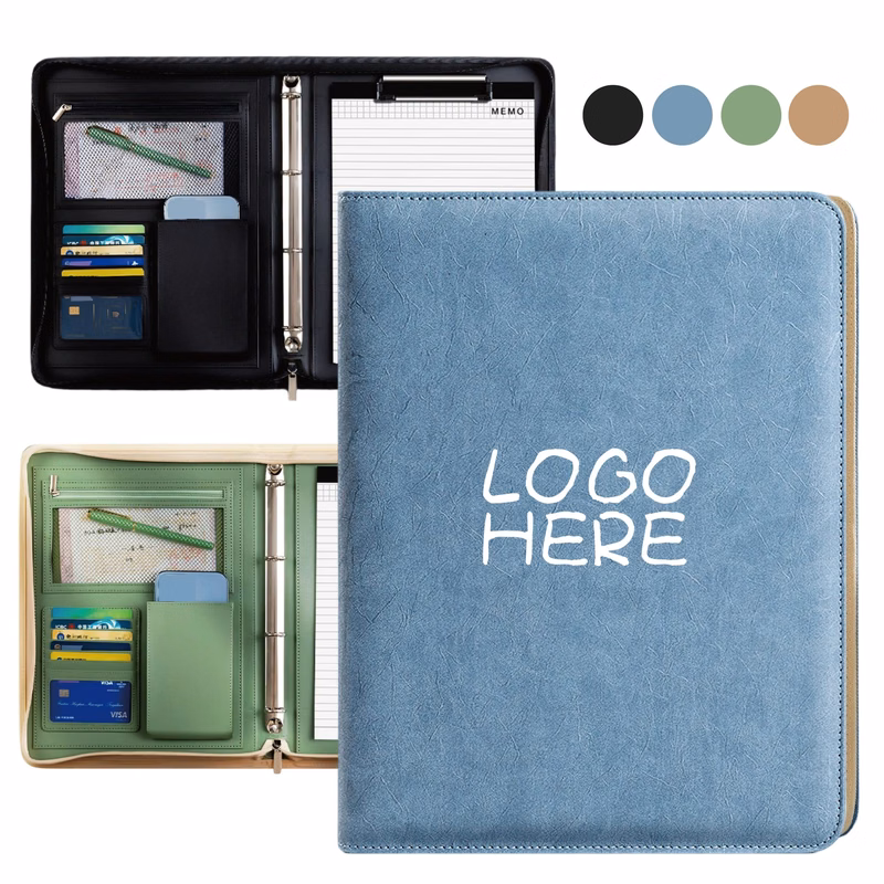 Binder with Zipper